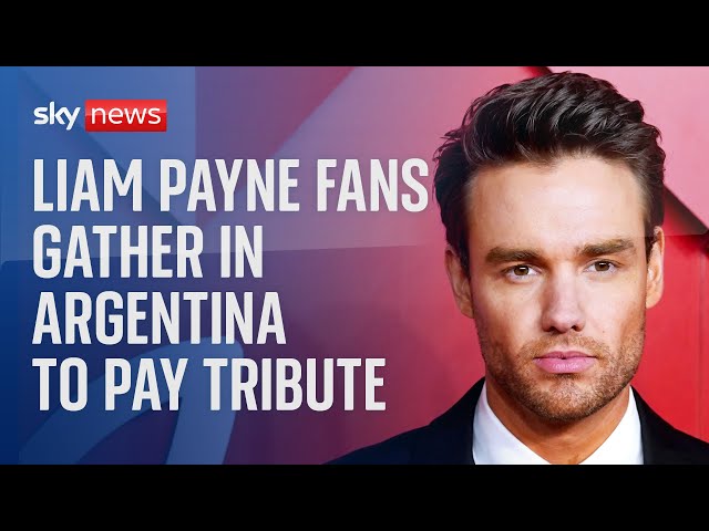 ⁣Watch live: Liam Payne fans gather in Argentina to pay tribute