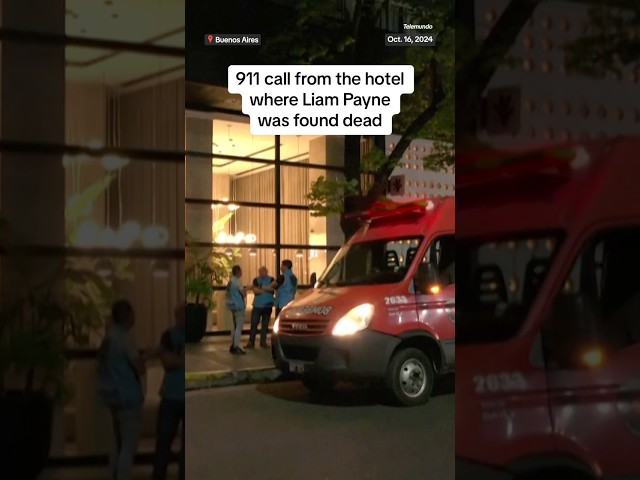 ⁣911 call from hotel where Liam Payne died