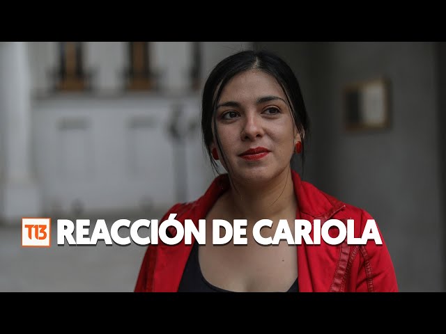 ⁣La reacción de Karol Cariola tras la renuncia de Manuel Monsalve al Gobierno