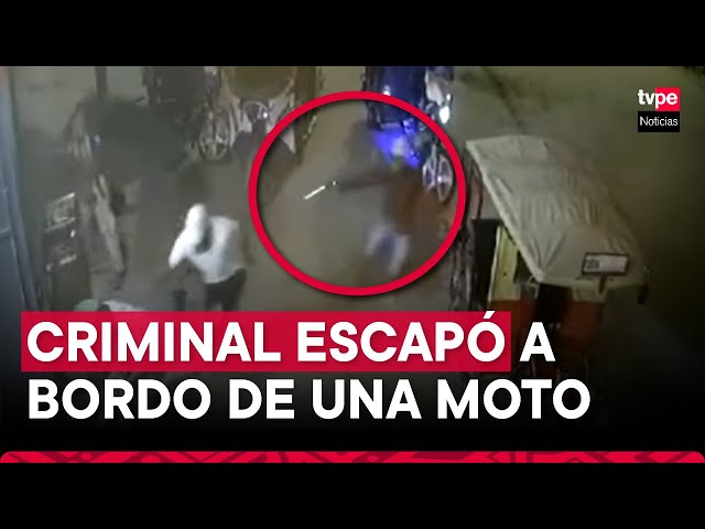 ⁣Tumbes: cámaras captan asesinato de un hombre