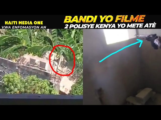 ⁣Bandi Yo Filme 2 Polisye Kenya Ke Yo Touye Nan Operasyon Vitelom Nan