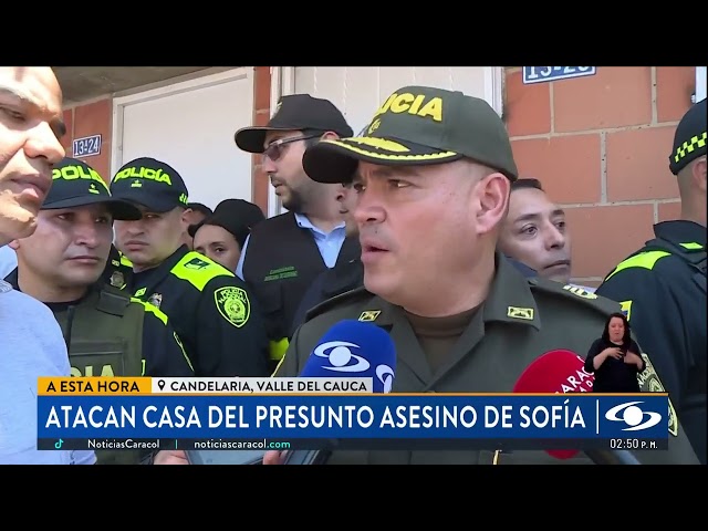 ⁣Atacan la vivienda del presunto asesino de Sofía Delgado