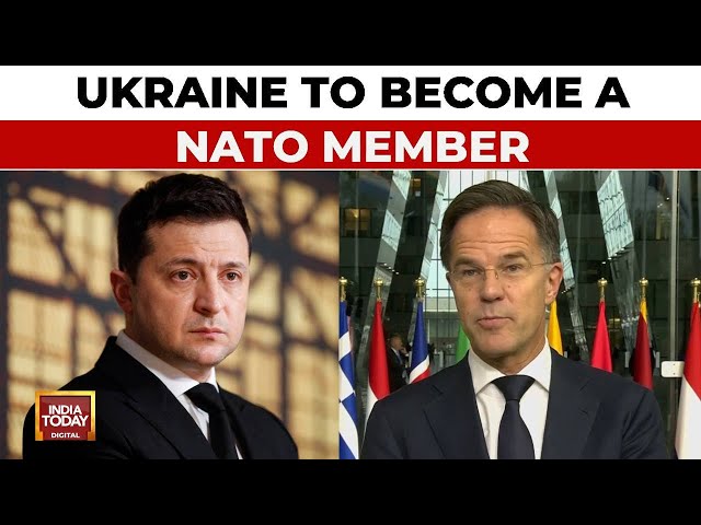 ⁣NATO Secretary General Mark Rutte Confirms Ukraine's Accession To NATO | International News