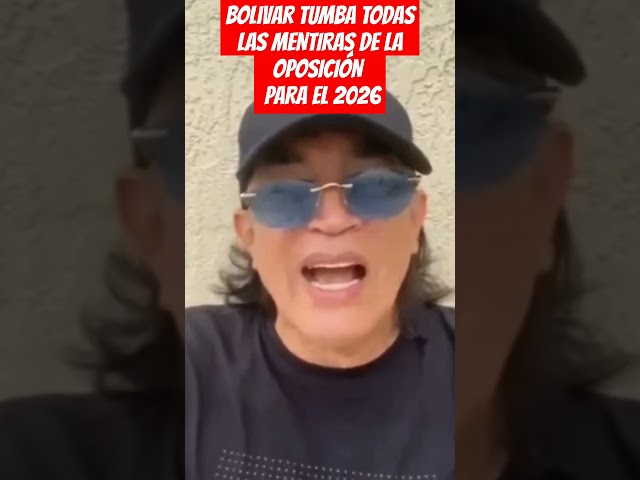 ⁣Bolivar TUMBA TODAS LAS MENTIRAS DE LA OPOSICIÓN  PARA EL 2026