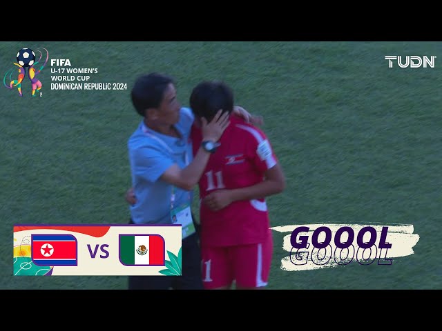 ⁣¡GOOOL DE COREA! Choe aprovecha el error | Corea del Norte 1-0 México | FIFA Mundial Femenil Sub-17