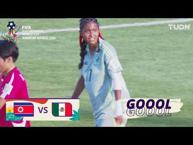 ⁣¡RESPONDE MÉXICO! REYES la pone en la red | Corea del Norte 3-1 México | FIFA Mundial Femenil Sub-17