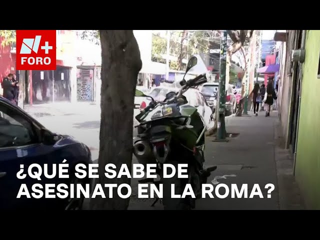 ⁣Asesinato de mujer en la Roma CDMX; responsables abandonan motocicleta - Las Noticias