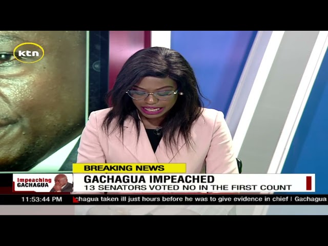 Five counts leading  to impeachment of Gachagua