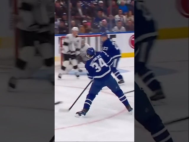 Auston Matthews Scores His First As Captain 