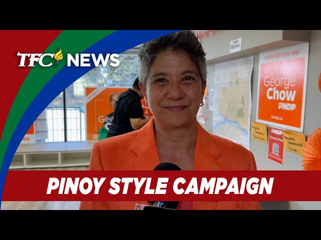 ⁣Nag-iisang kandidatong Fil-Canadian sa BC, nag-Pinoy style motorcade at miting de avance | TFC News