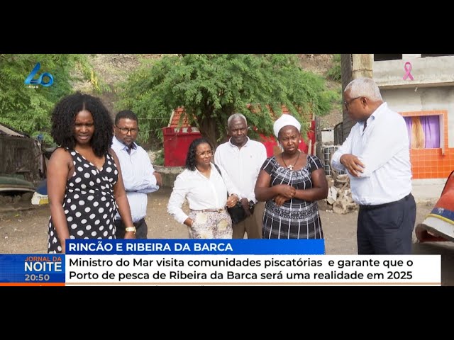 ⁣Ministro do Mar visita comunidades piscatórias de Ribeira da Barca