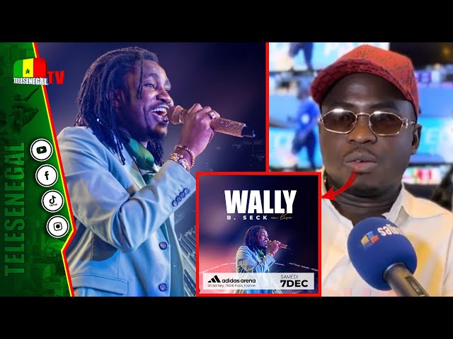 ⁣"Niogui si projet ak artiste yi pour Sargal Wally Seck si Adidas Arena" Sidy Diop rend hom