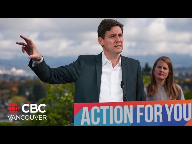 ⁣Assault victim asks NDP Leader David Eby about justice system delays