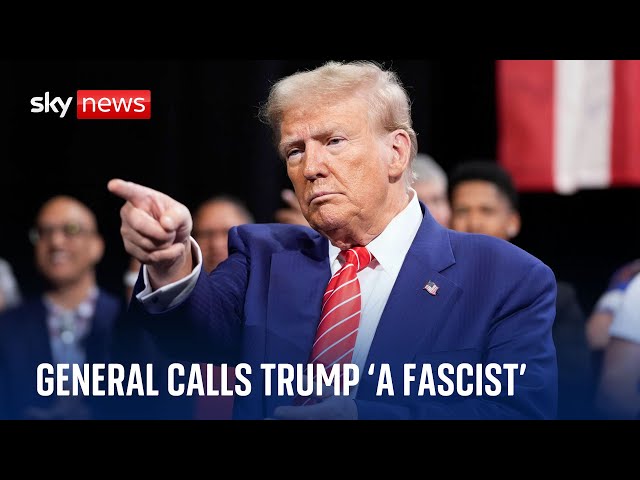 ⁣Retired US general who served under Trump calls him 'a fascist' | US election 2024