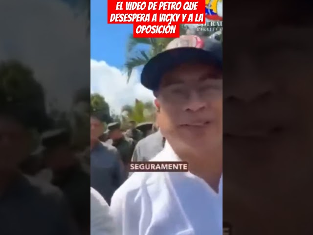 ⁣EL VIDEO DE PETRO QUE DESESPERA A VICKY Y A LA OPOSICIÓN