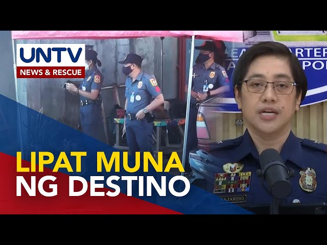 ⁣Mga pulis na may kaanak na tatakbo sa 2025 Elections, inilipat na ng destino