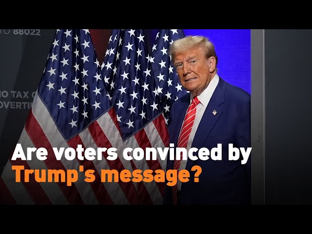 Are voters convinced by Trump's message?