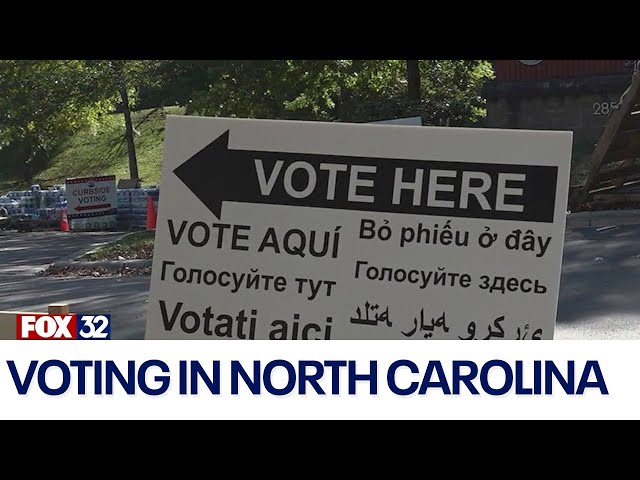 ⁣Early voting kicks off in North Carolina