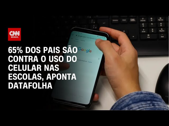 ⁣65% dos pais são contra o uso do celular nas escolas, aponta Datafolha | CNN Arena