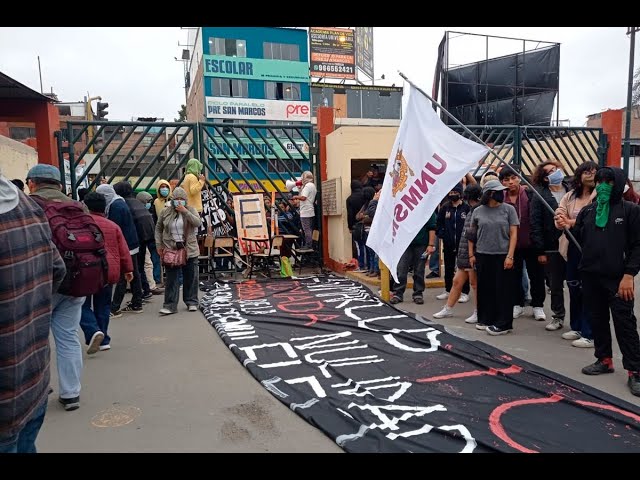 Alumnos de la UNMSM toman ciudad universitaria como protesta por presunto fraude en elecciones