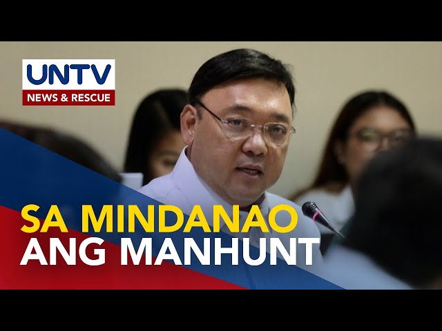 ⁣Atty. Harry Roque, hinahanap ng PNP sa Mindanao