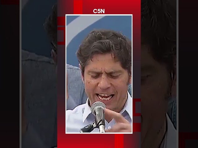 ⁣KICILLOF: "Este DESASTRE de MILEI no dura para siempre"