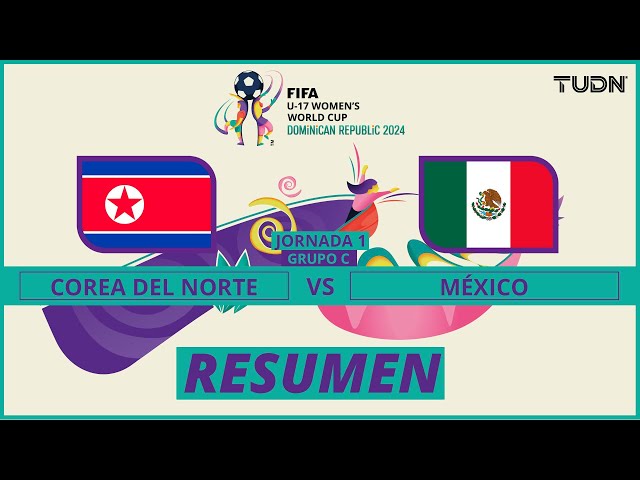 ⁣Resumen y goles | Corea del Norte 4-1 México | FIFA Mundial Femenil Sub-17 | TUDN