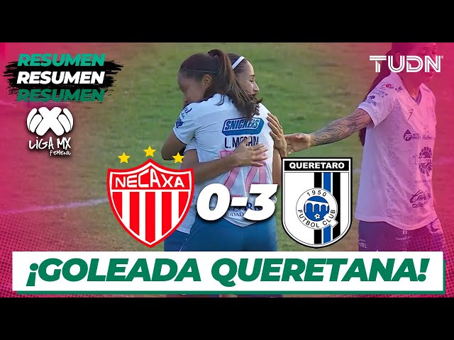 ⁣Resumen y goles | Necaxa 0-3 Querétaro | Liga Mx Femenil AP2024-J16 | TUDN