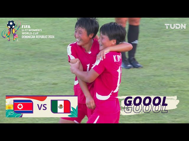 ⁣¡SENTENCIA! Rim Jong hace el CUARTO | Corea del Norte 4-1 México | FIFA Mundial Femenil Sub-17