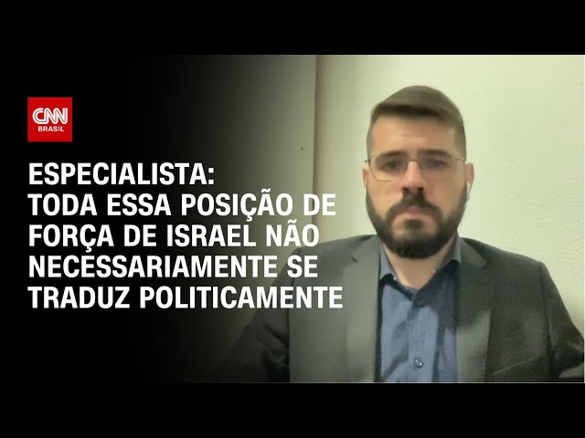 ⁣Especialista: Toda essa posição de força de Israel não necessariamente se traduz politicamente | WW