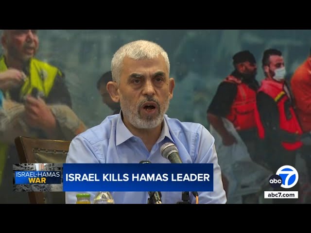 ⁣Hamas leader Yahya Sinwar killed in Gaza by IDF forces, Israel says