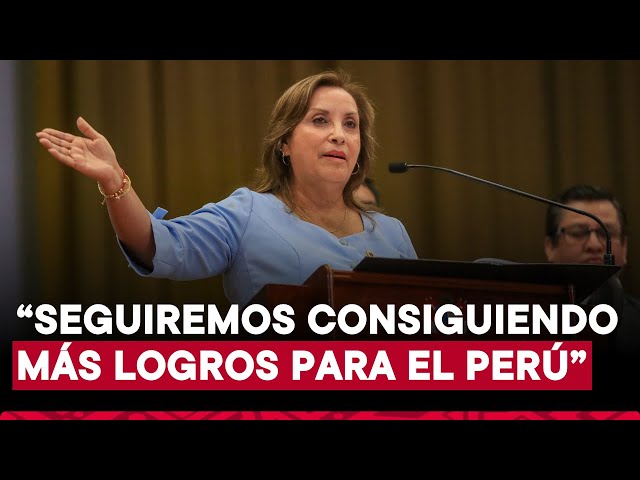 ⁣Presidenta Dina Boluarte: "No voy a renunciar y aquí nos quedamos hasta el 2026"