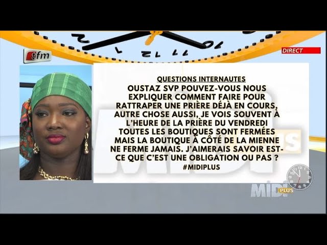 ⁣Questions 1: Comment faire pour rattraper une prière déja en cours. Je vois aussi à l'heure....