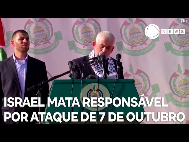 ⁣Israel mata responsável por ordenar ataque de 7 de outubro