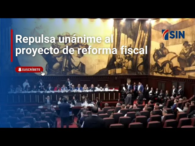 ⁣Repulsa unánime al proyecto de reforma fiscal en las vistas públicas de la Cámara de Diputados