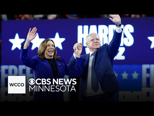 ⁣Kamala Harris pressed on immigration laws signed by Gov. Walz