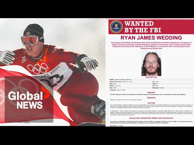 ⁣Former Canadian Olympic snowboarder called "drug lord" by FBI, accused of ordering Ontario