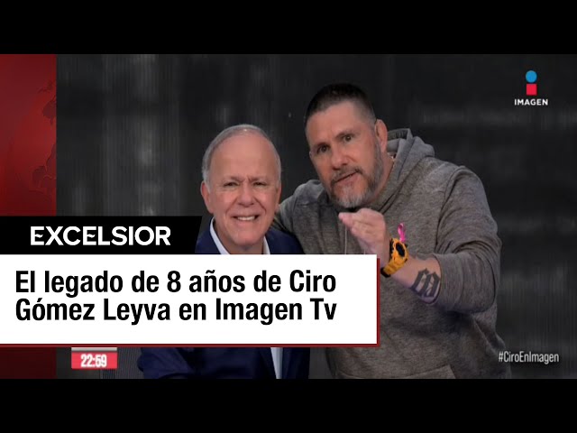 ⁣David Páramo agradece a Ciro Gómez Leyva por su legado de 8 años en Imagen TV