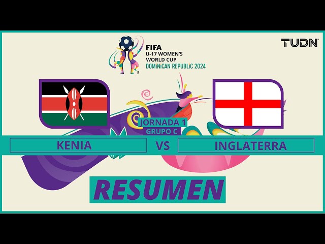 ⁣Resumen y goles | Kenia 0-2 Inglaterra | FIFA Mundial Femenil Sub-17 | TUDN