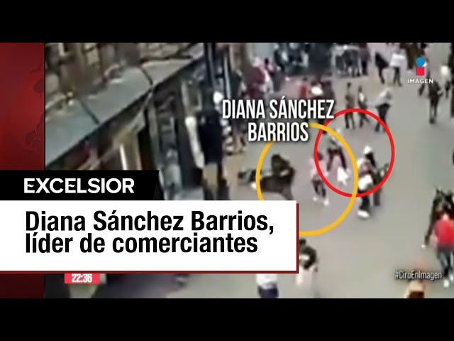 ⁣Así fue el ataque contra Diana Sánchez Barrios en el Centro de CDMX