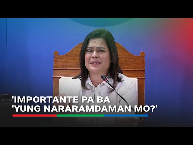 ⁣'Pakialam natin?' Sara Duterte responds to Marcos saying he was 'deceived' | ABS