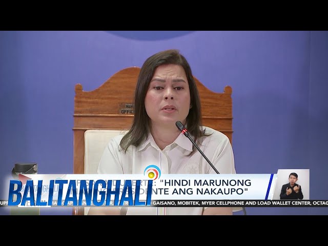 ⁣VP Sara Duterte, sinagot ang ilang isyu sa kaniyang press conference | Balitanghali