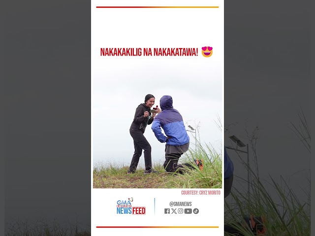 ⁣Dalaga, natawa nang mag-propose ang nobyo?!| GMA Integrated Newsfeed