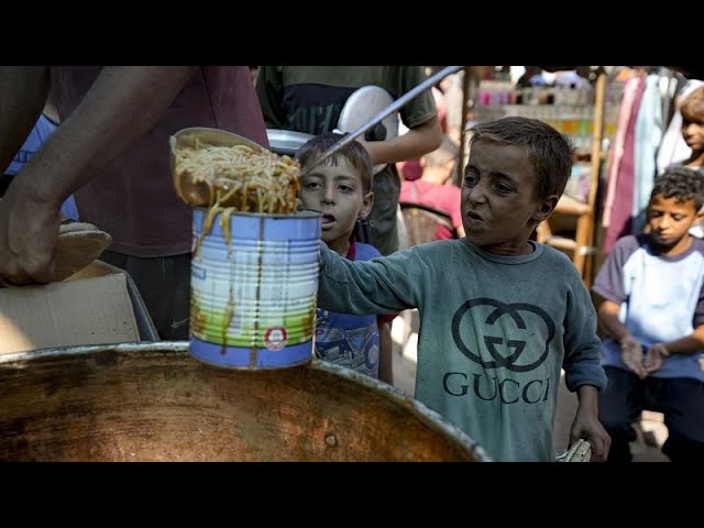 ⁣NO COMMENT: La hambruna alcanza niveles críticos en Gaza