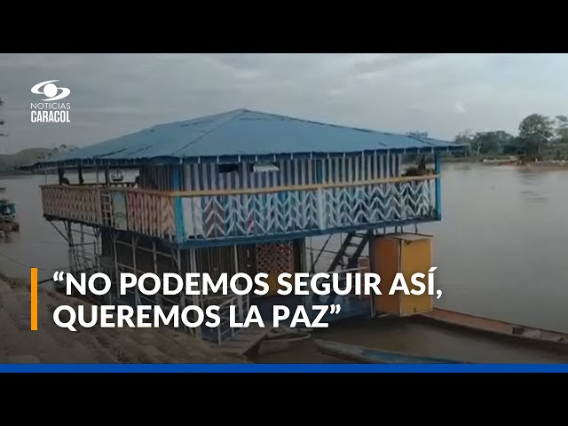 ⁣Combates entre disidencias tienen confinados a indígenas y campesinos en Solano, Caquetá