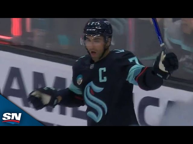 ⁣Kraken's Jordan Eberle And Shane Wright Score Two Goals In Eight Seconds