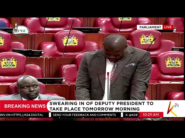 ⁣K24 TV LIVE| Parliament's special sitting