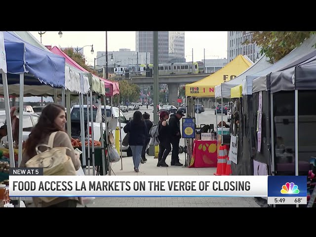 ⁣Food Access LA markets on the verge of closing