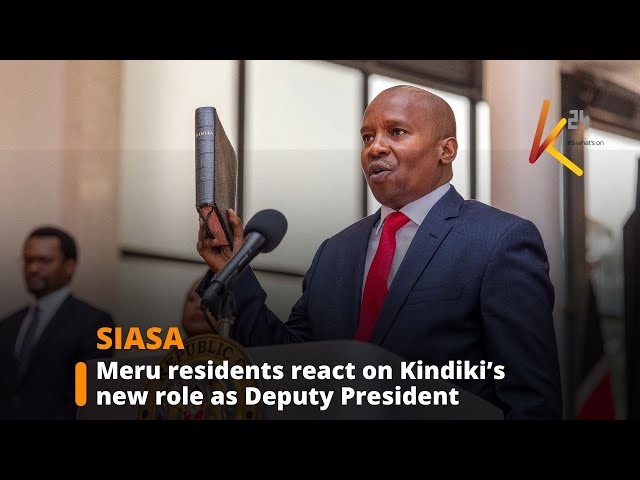 ⁣Mixed reactions on Kindiki's appointment, Meru residents call for unity and development