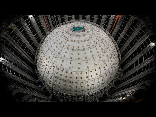 ⁣GLOBALink | Building huge underground sphere to trap "ghost particles"